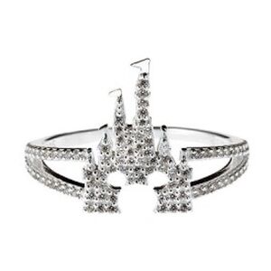 Silver Castle Design Bracelet Rebecca Hook Castle Disney Ring